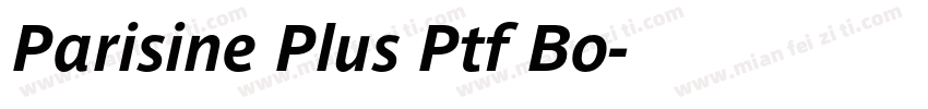 Parisine Plus Ptf Bo字体转换